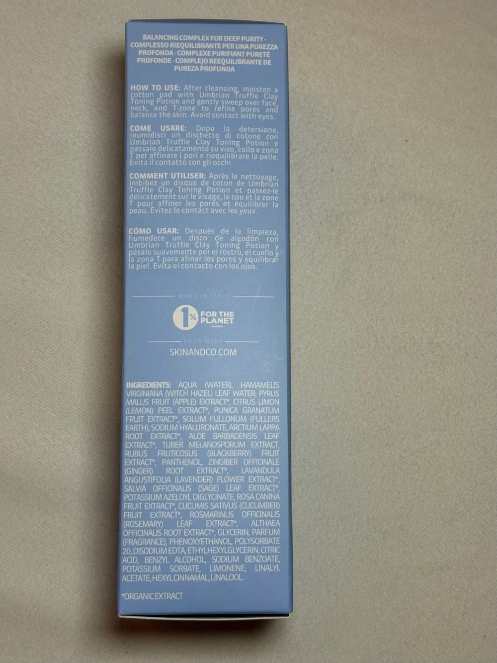 Skin & Co Roma rebalance refine